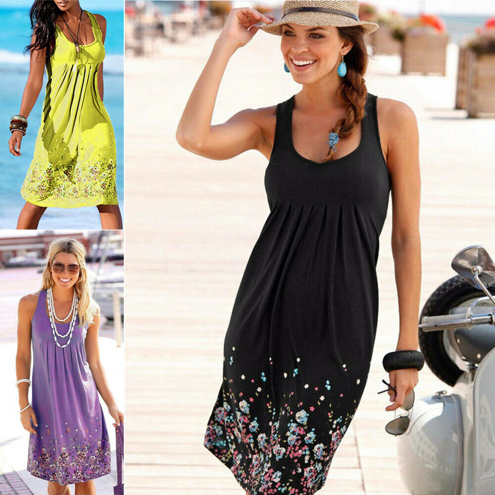 Floral Fashion Beach Dress