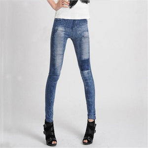 Denim Jeans Leggings