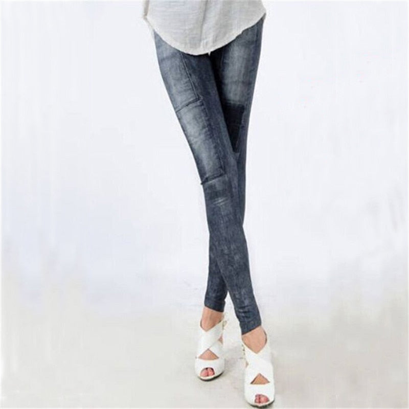 Denim Jeans Leggings