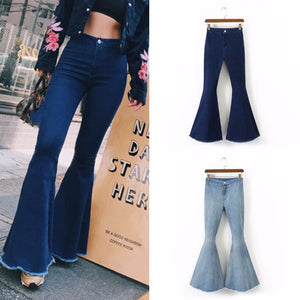 Bell Bottom Denim Pants