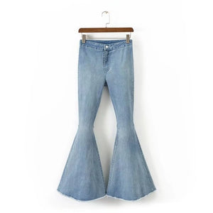 Bell Bottom Denim Pants