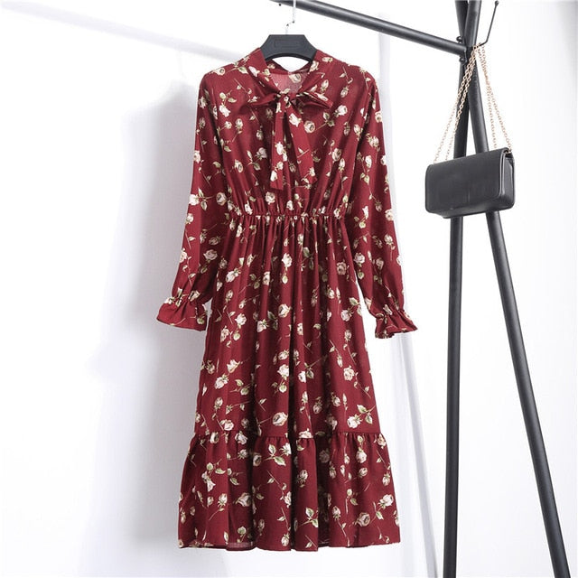 Korean Chiffon Women Dress