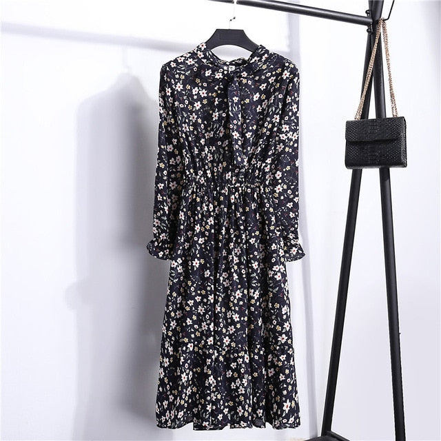 Korean Chiffon Women Dress