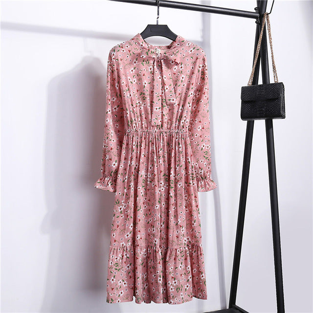 Korean Chiffon Women Dress