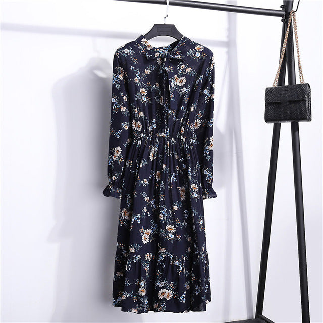 Korean Chiffon Women Dress