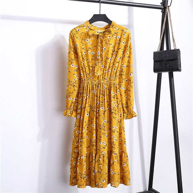 Korean Chiffon Women Dress