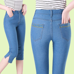 Denim Capri's Trousers